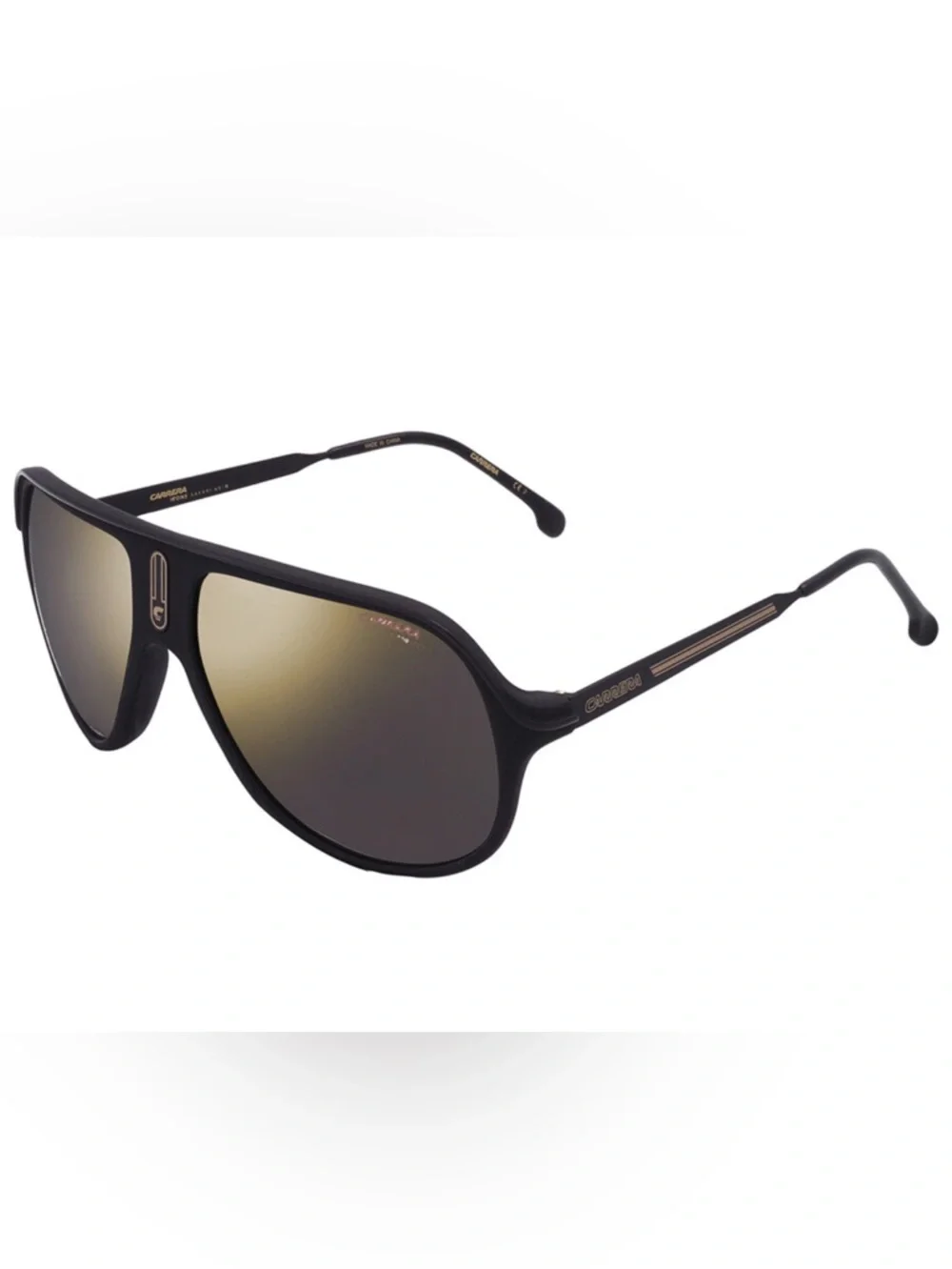 Carrera Black Frame Gold Mirror Lense.  Special Edition.  New in Case